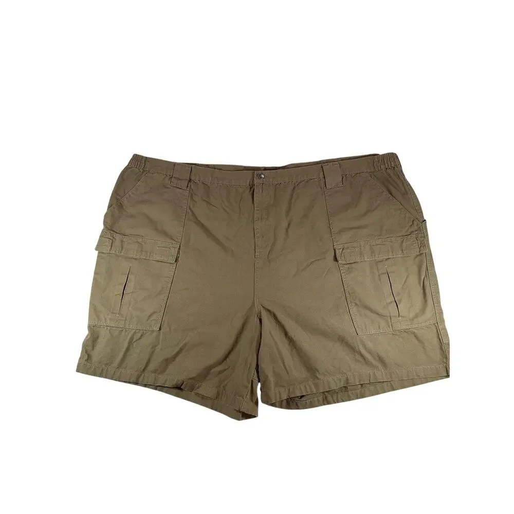 Boulder Creek Cargo Shorts Mens 66 Big Tall Khaki Beige Utility Pockets Casual‎